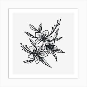 Hibiscus Flower Art Print