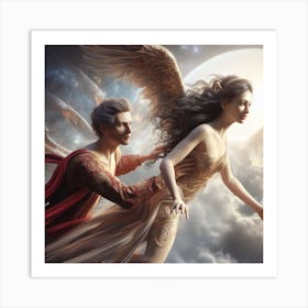 Angels And Demons 3 Art Print