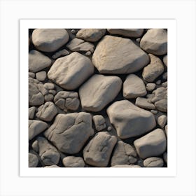 Rock Wall 1 Art Print