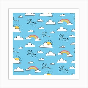 Sky Pattern Art Print