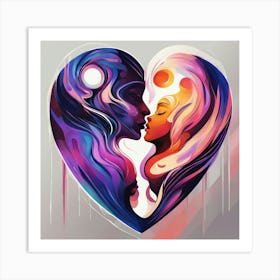 Love In The Heart Art Print