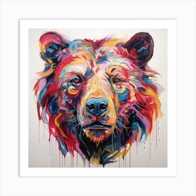 Bear Head Art Print