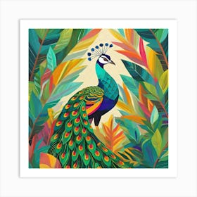 Peacock 6 Art Print