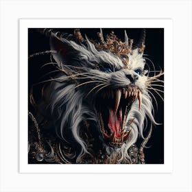 Fantasy Cat Art Print