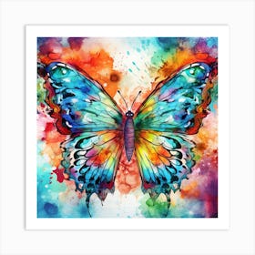 Butterfly Painting 4 Art Print