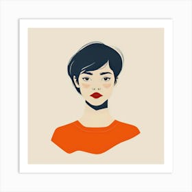 Portrait Of A Woman 152 Art Print