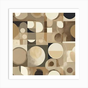 Abstract Circles 6 Art Print