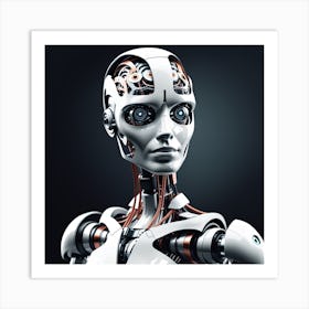 Robot Woman 31 Art Print