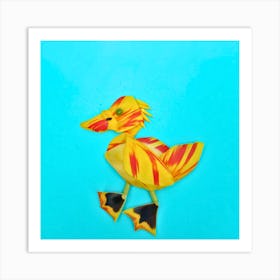 Tulip Duck Art Print