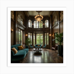 Victorian Living Room Art Print