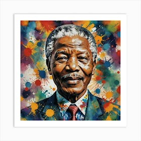 Nelson Mandela 35 Art Print