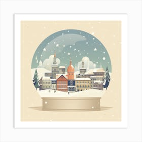 Zurich Switzerland 1 Snowglobe Art Print