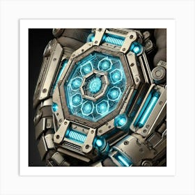 Titan Vanguard Energy Shield Art Print