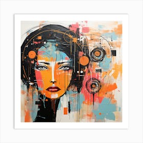 Abstract Of A Woman 24 Art Print