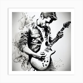 Electric Guitar Art Print