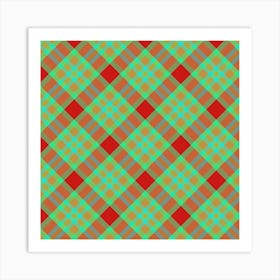 Plaid Pattern 1 Art Print