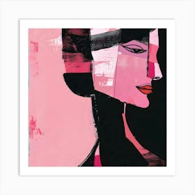 Woman'S Face 2 Art Print