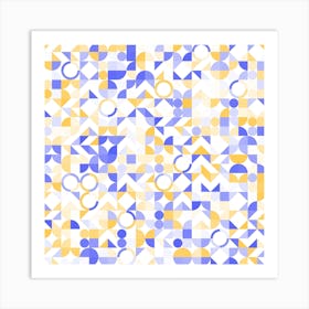 Abstract Geometric Pattern 3 Art Print