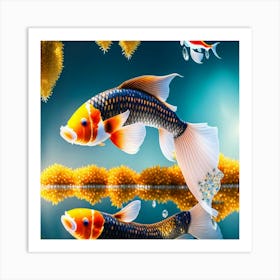 Koi Fish Art Print