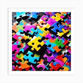 Life Puzzled 2 Art Print