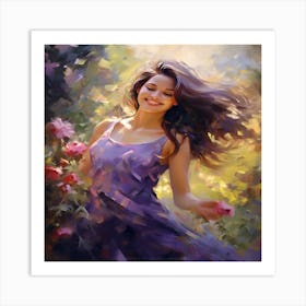 Beautiful Woman wall art Art Print