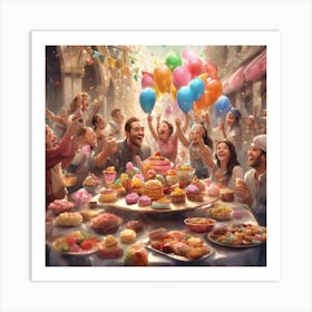 Happy Birthday Art Print