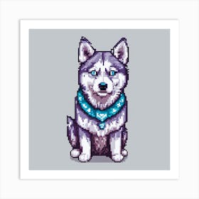 Husky Dog Art Print