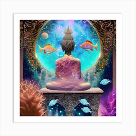 Siren Buddha #10 Art Print