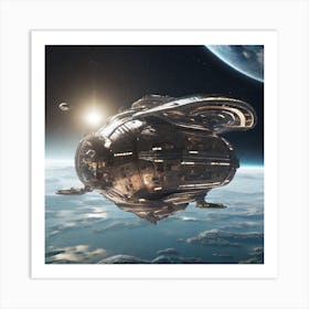 Spaceship 90 Art Print