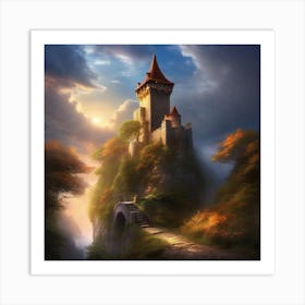 Fairytale Castle 23 Art Print