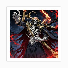 Skeleton 3 Art Print