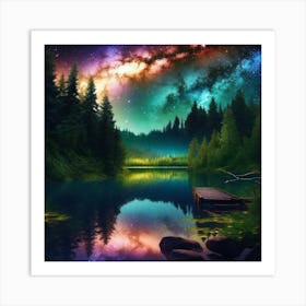 Galaxy In The Sky 3 Art Print