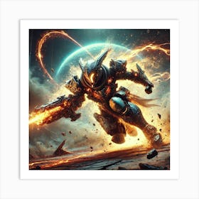 Core Guardian Gravity Charge Art Print