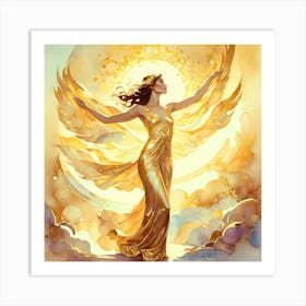 Dancing Goddess Aphrodite Art Print