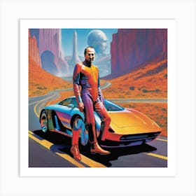 Futuristic Man 159 Art Print