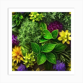 Bouquet Of Flowers 1 Art Print