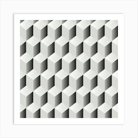 Abstract Cubes Art Print