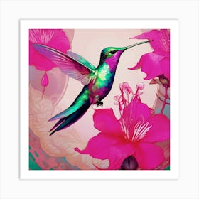 Hummingbird Art Print