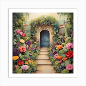 Garden Path 9 Art Print