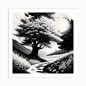 Walk In The Woods 10 Art Print