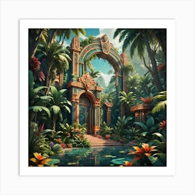 Fantasy Garden Art Print