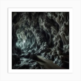 Corrupted Caves Art Print