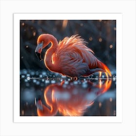 Flamingo 55 Art Print