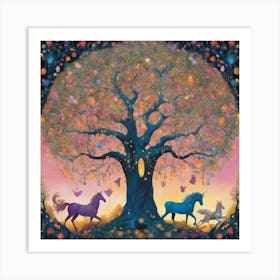 Dance at dusk Art Print