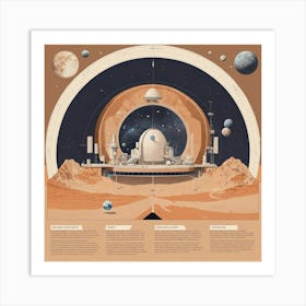 Mars Exploration Poster Art Print