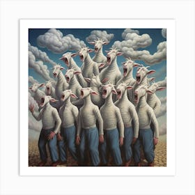 'The Flock' Art Print