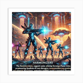 A Depiction Of The Harmonizers, Specialized Suppor 1 Art Print