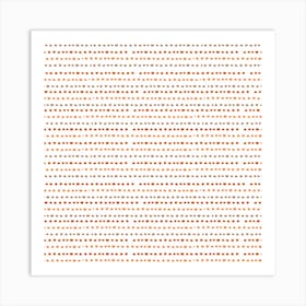 Orange Dots Art Print