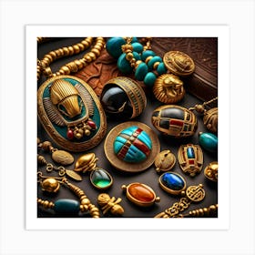 Egyptian Jewelry Art Print