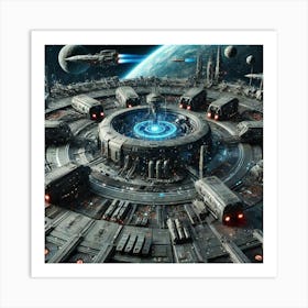 Defense Perimeter Vexis Prime Asterian Syndicate 1024 Art Print